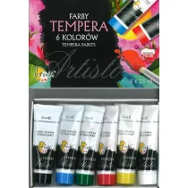 Otocki Farby tempera 6 kolor�w w tubie