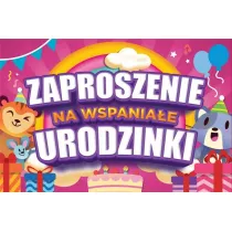 Yeku Zaproszenie Urodziny 10 szt.