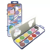 Easy Stationery Farbki akwarelowe 12 kolorw