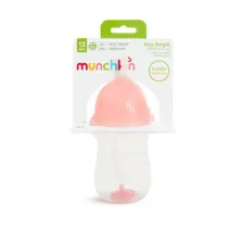 Kubek Munchkin niekapek ze s�omk� 296ml r�owy