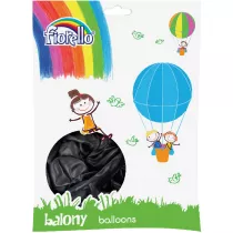 Fiorello Balony metaliczne czarny 10 cali