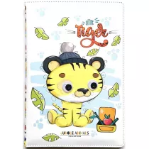 Fresh Notatnik dzieci�cy A5 Oczy tygrys g�adki 64 kartki