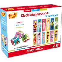 Klocki magnetyczne 12 zawodw