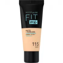 Maybelline Fit Me Matte & Poreless Foundation matujcy podkad do twarzy 115 Ivory 30 ml
