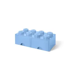 Szuflada klocek LEGO Brick 8 Jasnoniebieska