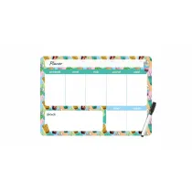 Biurfol Planer magnetyczny 35x25 tygodniowy z nadrukiem bubble tea