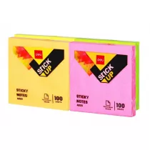 Notes samoprzylepny 76x76mm 100K mix DELI