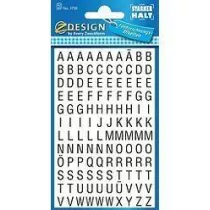 Avery Zweckform Naklejki czarne litery na bia�ym tle 6,5 mm
