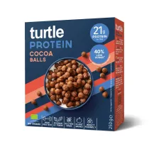 Turtle Kulki proteinowe kakaowe bezglutenowe 250 g Bio