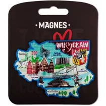 Pan Dragon Magnes I love Poland Wrocaw ILP-MAG-A-WR-27