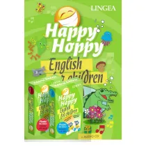 Pakiet Happy Hoppy. English for children. Fiszki dla dzieci: Cechy i relacje, Kolory i liczby