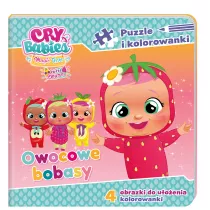 Cry babies. Puzzle i kolorowanki. Owocowe bobasy