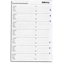 Antra Wkad do organizera A5 Adresy