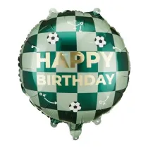 PartyDeco Balon foliowy Happy Birthday pi�ki 35x35cm