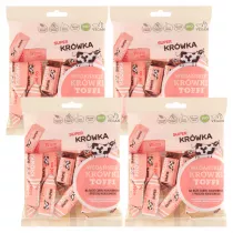 Super Krwka Krwki bezmleczne o smaku toffi Zestaw 4 x 150 g Bio