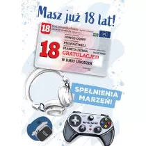Armin Style KARNET URODZINY 18 B6 Z KOP AS GIFT M-178 FOL