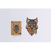 Puzzle drewniane eko 65 el. Le�ny lis A4 PuzzleOK