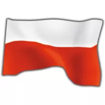 Kukuryku Flaga Polski 70 x 112 cm
