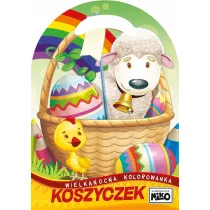 Wielkanocna kolorowanka. Koszyczek