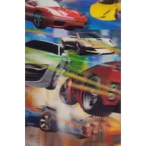 Mini kartka 3D - Samochody