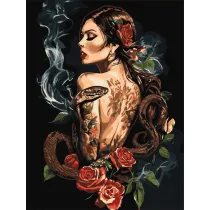 Ideyka Malowanie po numerach - R�ana wr�ka 30x40cm