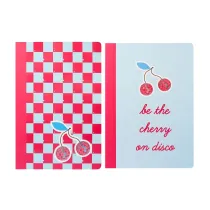 Ancor Zeszyt A4 Cherry Disco kratka, 90g 48 kartek