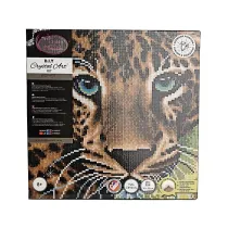 Epee Obraz na p��tnie z mozaik� Lampart 30x30cm