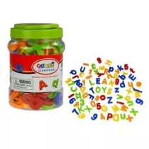 Literki cyferki magnetyczne w soiku Aafabet 78el Leantoys