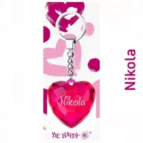 Be-Happy Gifts Brelok Serce Nikola