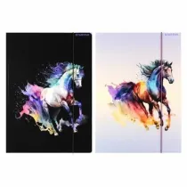 Starpak Teczka z gumk A4 Horses mix