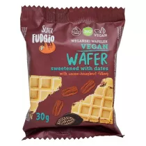 Super Fudgio Wafelek z kremem kakaowo - orzechowym s�odzony daktylami 30 g Bio