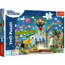 Puzzle 100 el. Bajkowy wieczr z Treflikami