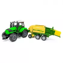 Traktor z przyczep pod kloszem New Fashion Vehicles 101761 Ciuciubabka