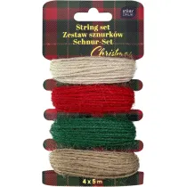 Interdruk Zestaw sznurkw 4x5m Christmas