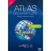 Polska, kontynenty, świat. Atlas geograficzny dla uczniów klas 5–8 szkoły podstawowej. Nowa edycja 2020–2022