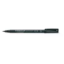 Staedtler Foliopis wodoodporny Lumocolor, czarny, S