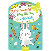 M�j �liczny kr�liczek. Kolorowanka z wykrojnikiem