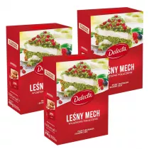Delecta Ciasto Leny mech Zestaw 3 x 410 g