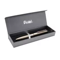 Pentel Eleganckie pi�ro kulkowe EnerGel 0,7 mm BL2007 w etui szampa�skie
