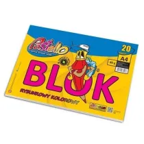 Alfa Pastello Blok rysunkowy A4 80g Pastello 20 kartek