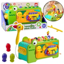 Krokodyl Kostka edukacyjna dwiki Leantoys