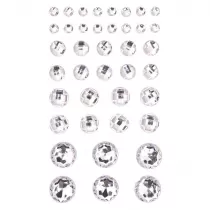 Dalprint Krysztaki samoprzylepne crystal 40 szt.