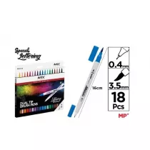 Artix Markery dwustronne p�dzelkowe 18 szt.