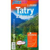 Tatry i zakopane 1:25 000 plastik mapa