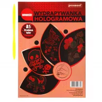 Wydrapywanka hologramowa A5 czerwona Polsirhurt