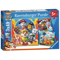 Puzzle dla dzieci 3x49 el. Psi Patrol Ravensburger