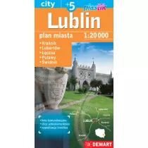 Plan miasta Lublin 1:20 000 plastik DEMART