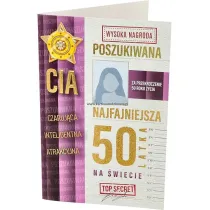 Yeku Karnet Urodziny 50 damskie poszukiwana