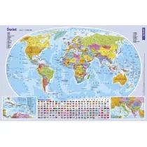 Demart Podkadka na biurko Mapa wiata