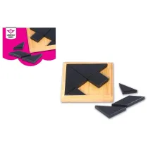 Tangram z naturalnego drewna w pude�ku Quint